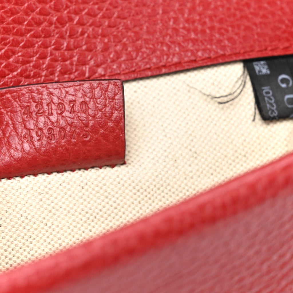 Calfskin Mini Dionysus Shoulder Bag Hibiscus Red