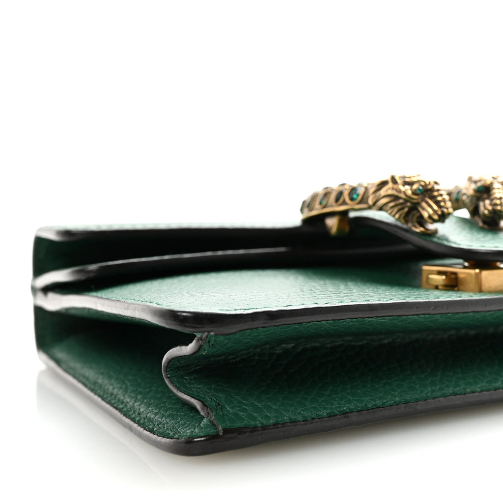 Calfskin Mini Dionysus Shoulder Bag Emerald