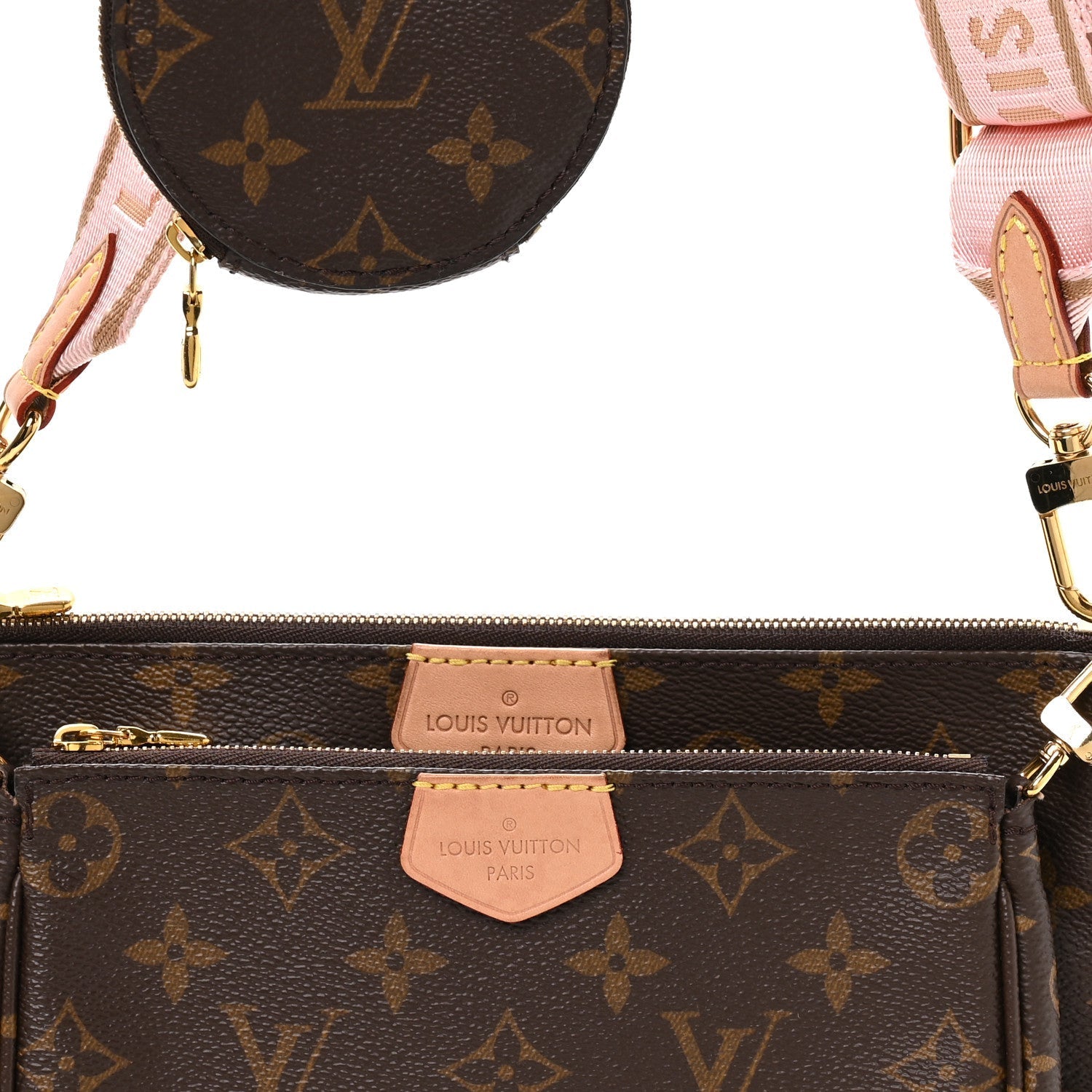 Monogram Multi Pochette Accessories Rose Clair