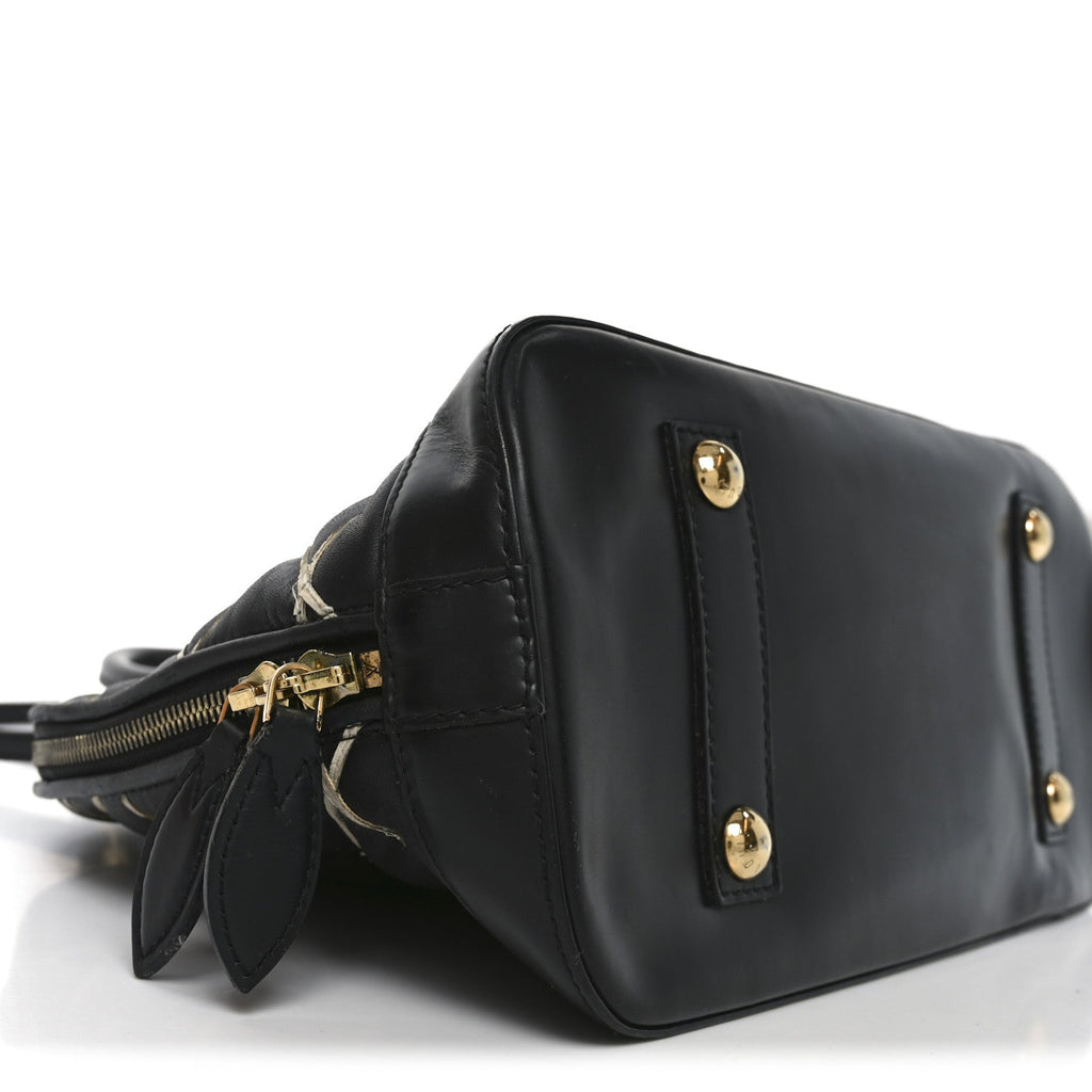 Lambskin Malletage Alma PM Black