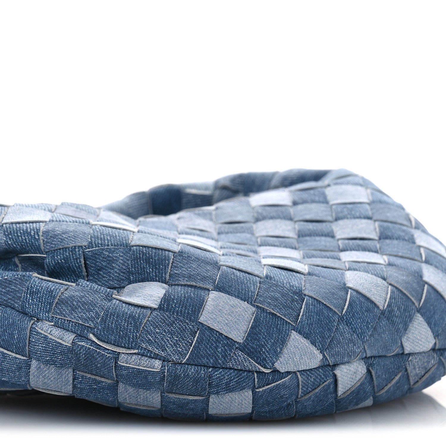 Nappa Denim Effect Intrecciato Mini Jodie Denim
