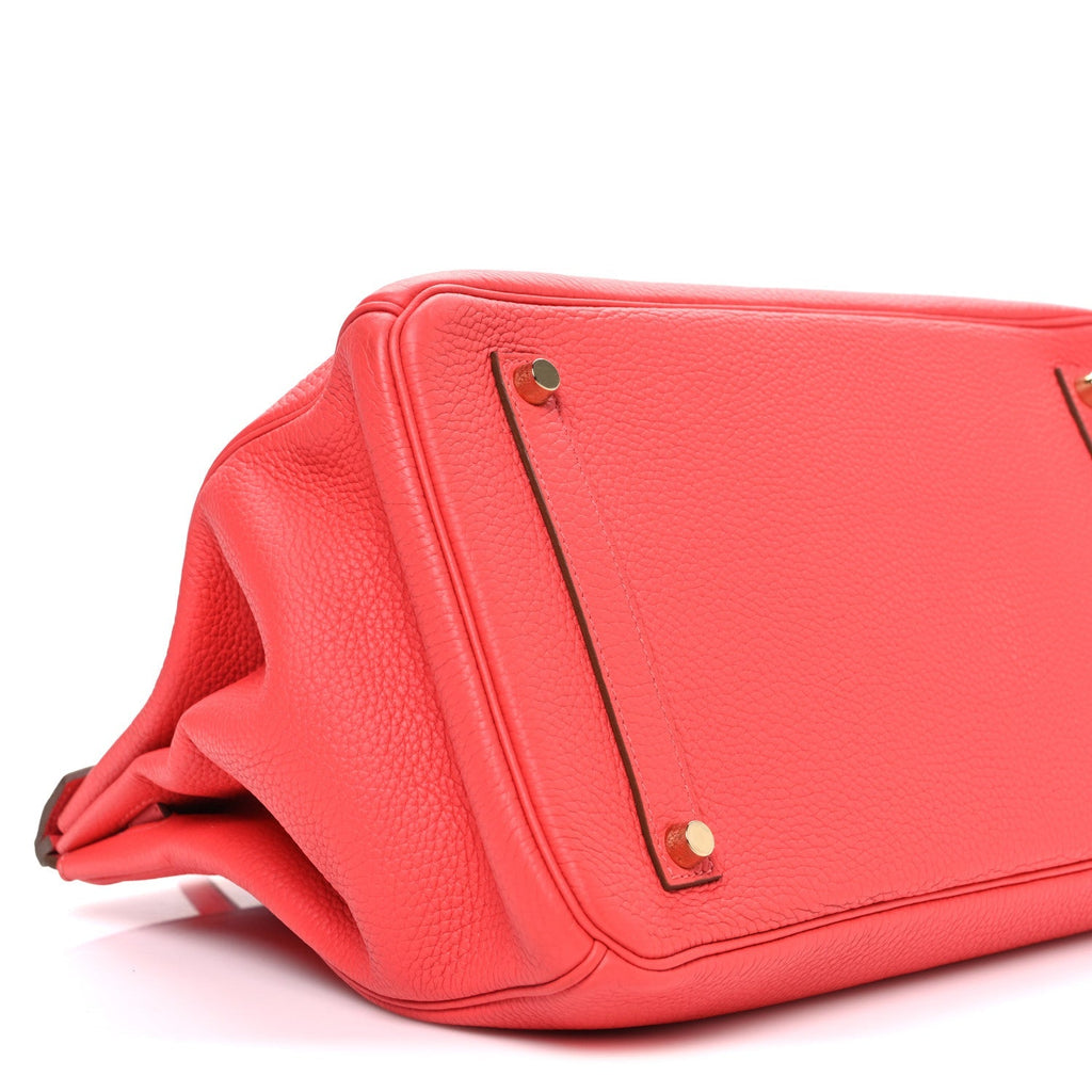 Togo BIRKIN 35 Rouge Pivoine