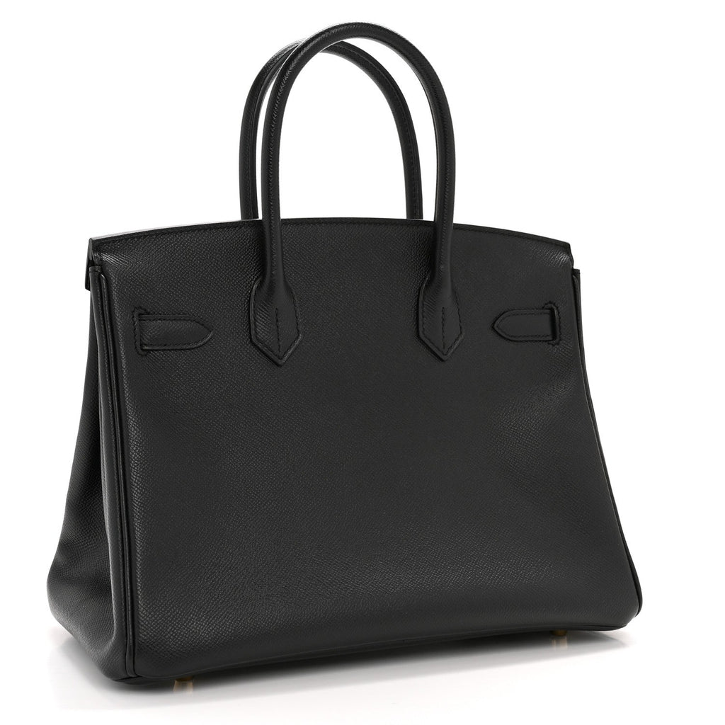 Epsom Birkin 30 Black