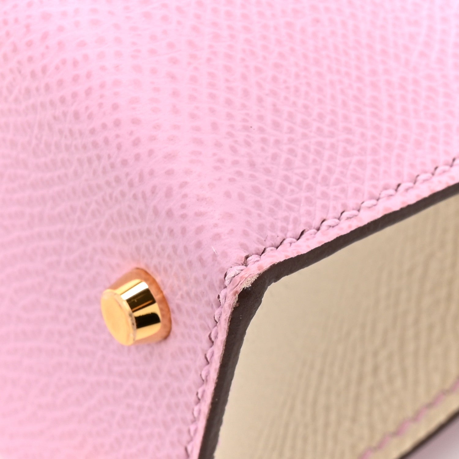 Epsom Horseshoe Mini Kelly Sellier 20 Mauve Sylvestre Craie