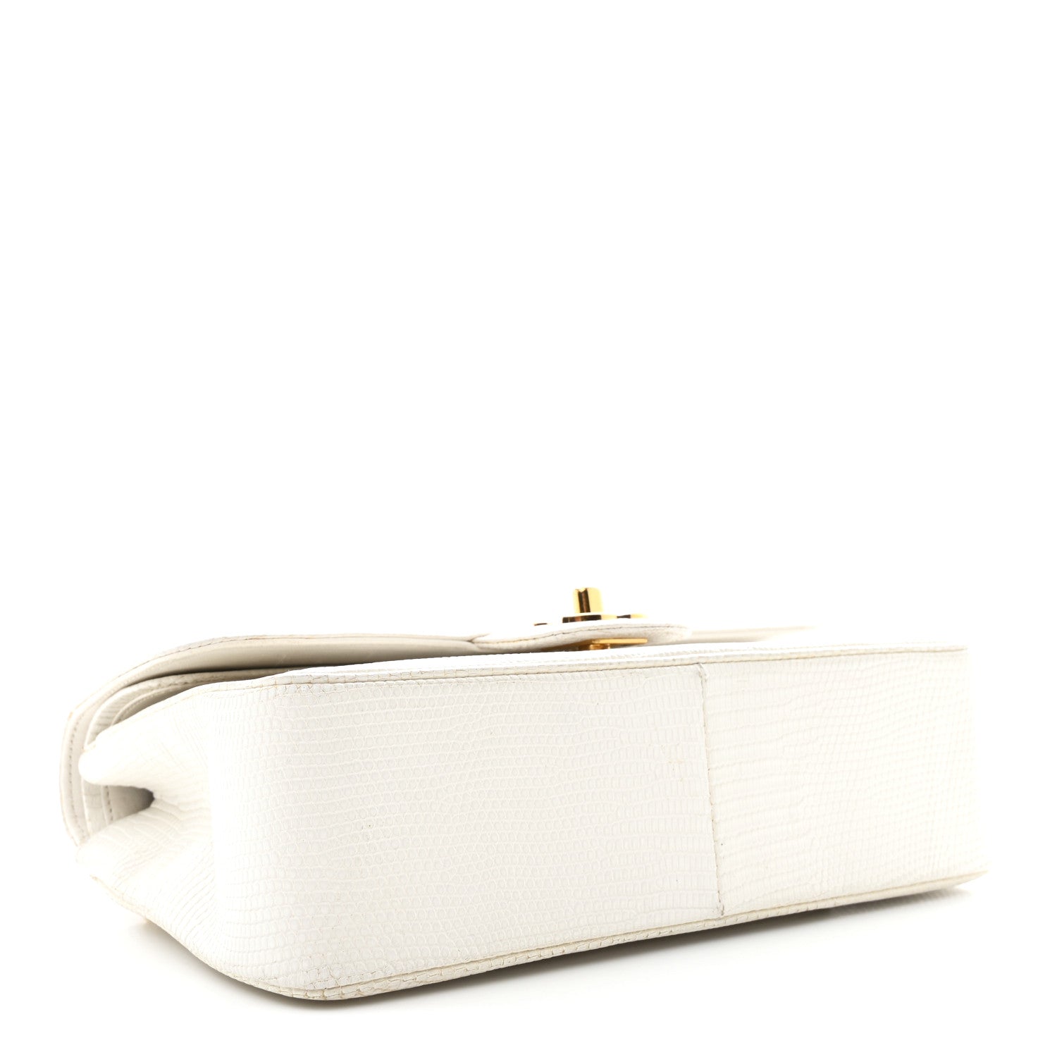 Lizard Small Double Flap White