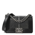 Galuchat Stingray Small Boy Flap Black