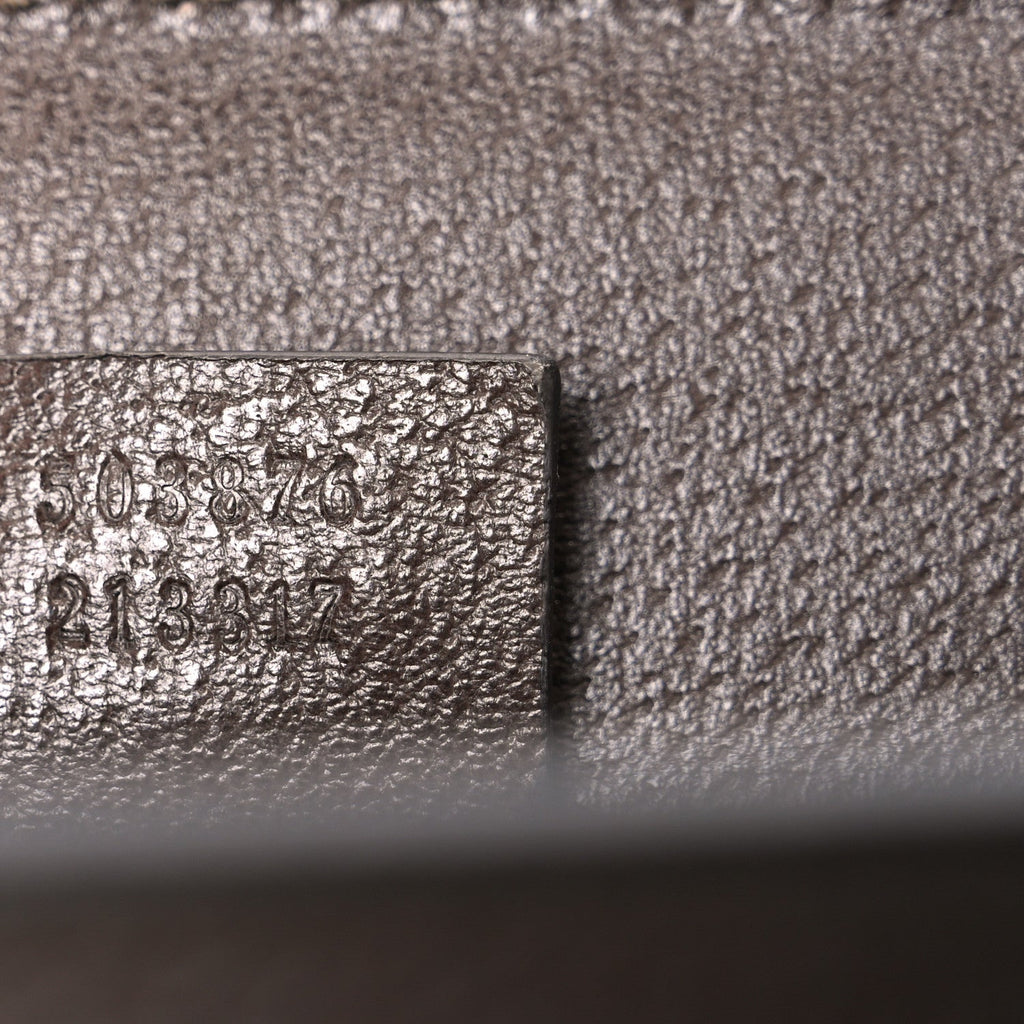 GG Supreme Monogram Web Medium Ophidia Chain Shoulder Bag Brown