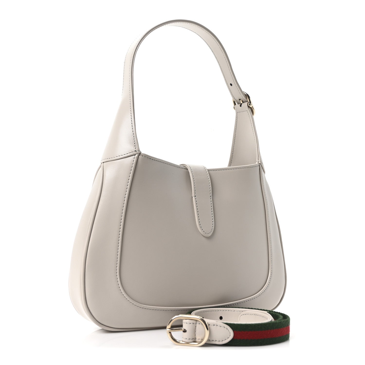 Sea Calfskin Web Small Jackie Shoulder Bag Sphinx
