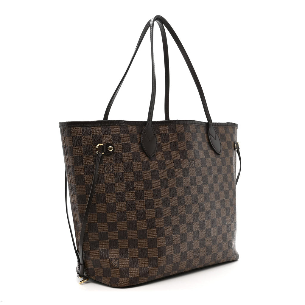 Damier Ebene Neo Neverfull MM Rose Ballerine