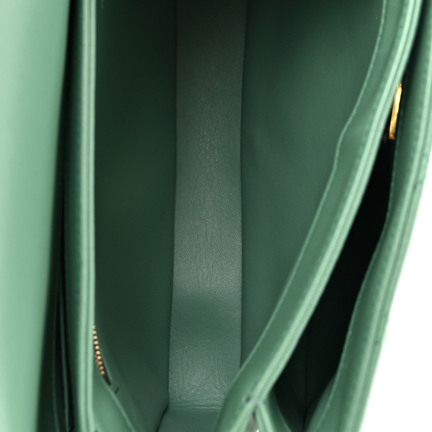 Lambskin Quilted Small Trendy CC Flap Dual Handle Bag Light Green