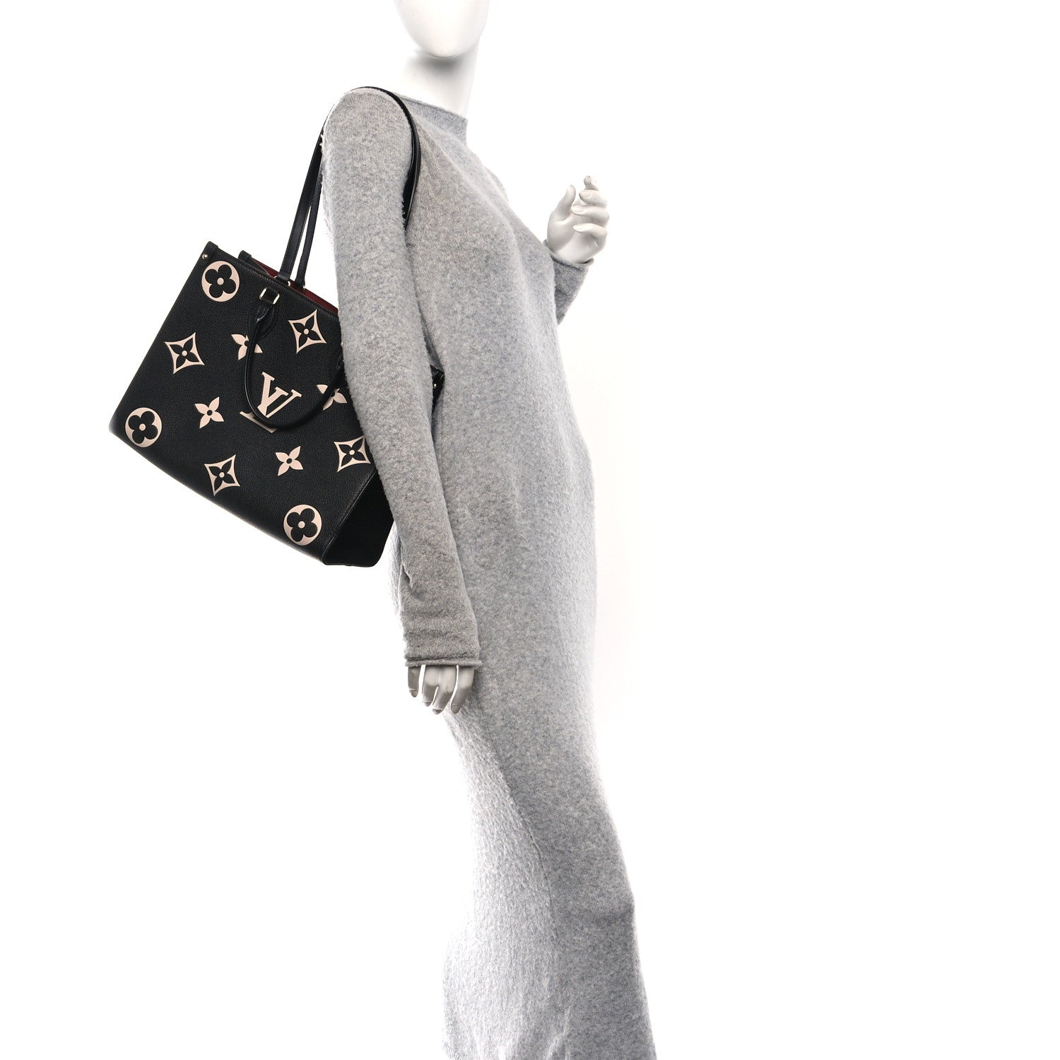 Empreinte Monogram Giant Onthego MM Black Beige