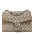 GG Supreme Monogram Medium Dionysus Shoulder Bag Taupe