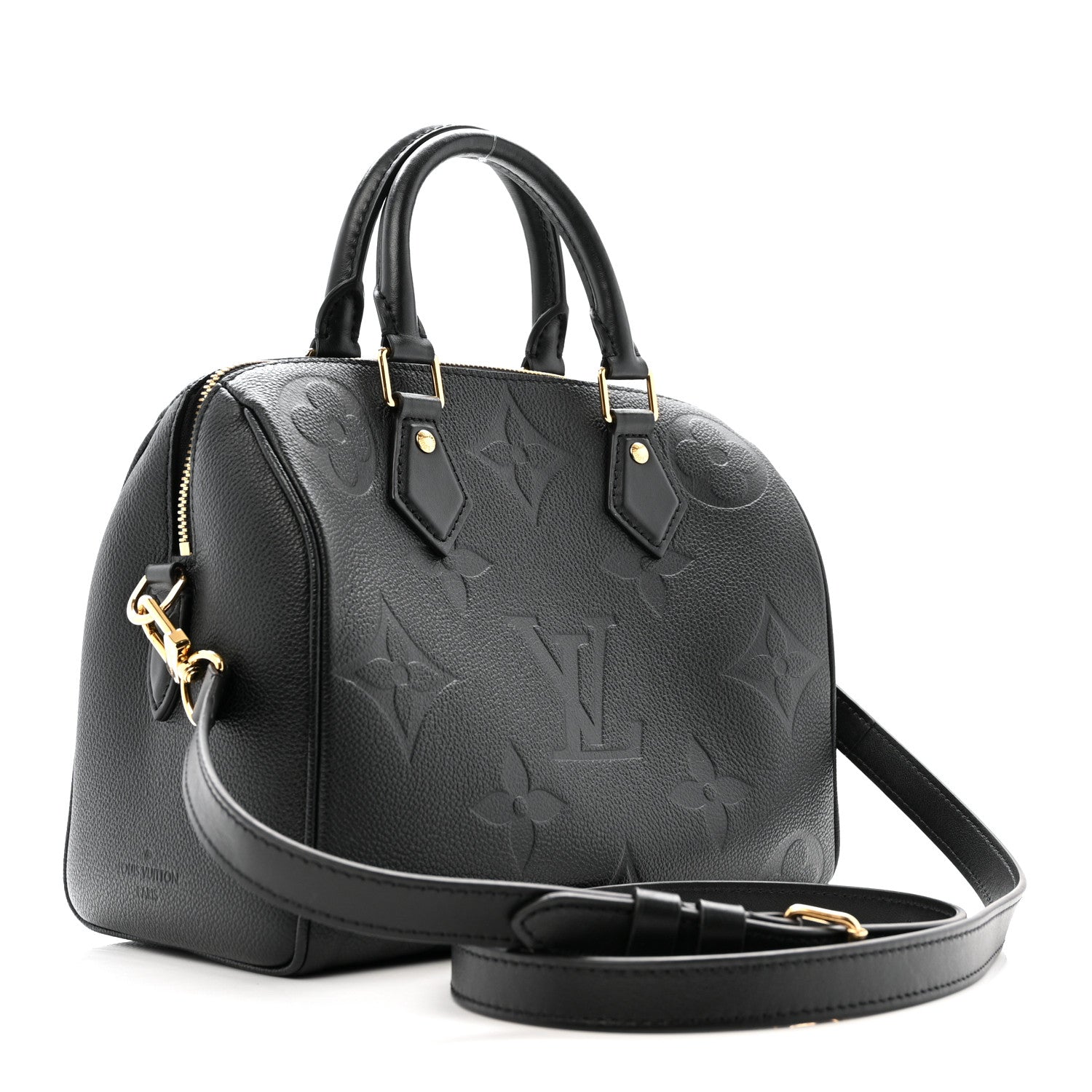 Empreinte Monogram Giant Speedy Bandouliere 25 Black
