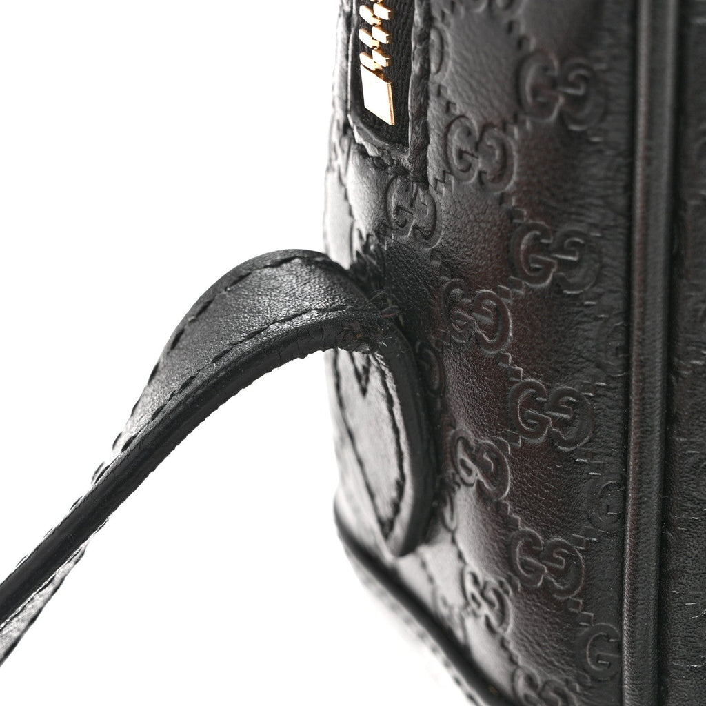 Microguccissima Mini Bree Messenger Bag Black