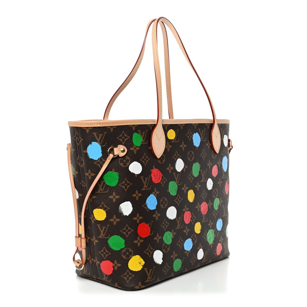 LV X YK Monogram Dots Neverfull MM