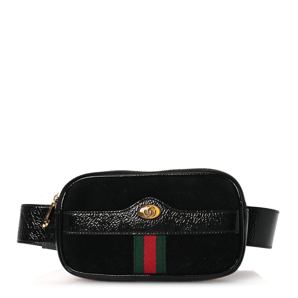 Suede Patent Ophidia Belted iPhone Case 85 34 Black