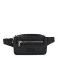 Soft GG Supreme Monogram Web Belt Bag Black Grey