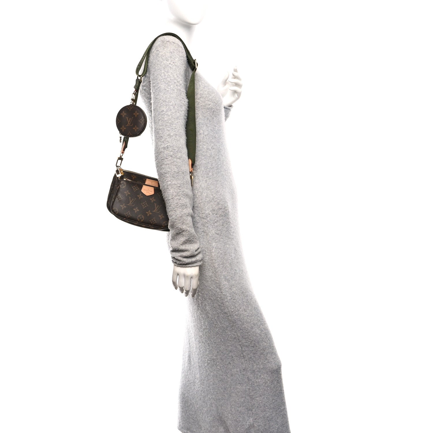Monogram Multi Pochette Accessories Kaki
