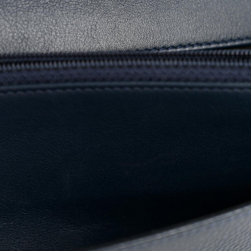 Caviar Timeless CC Wallet on Chain WOC Navy Blue