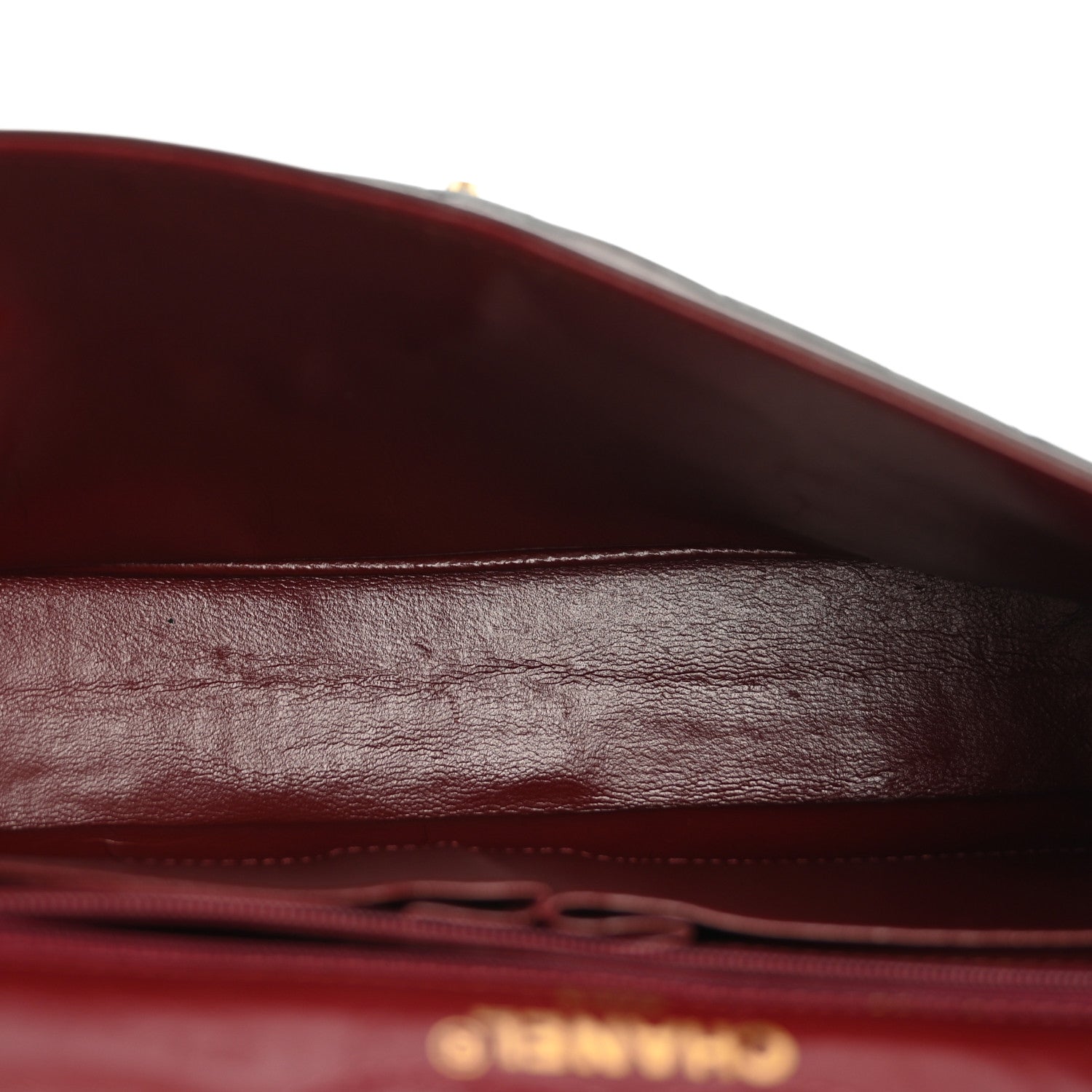 Lambskin Medium Double Flap Black