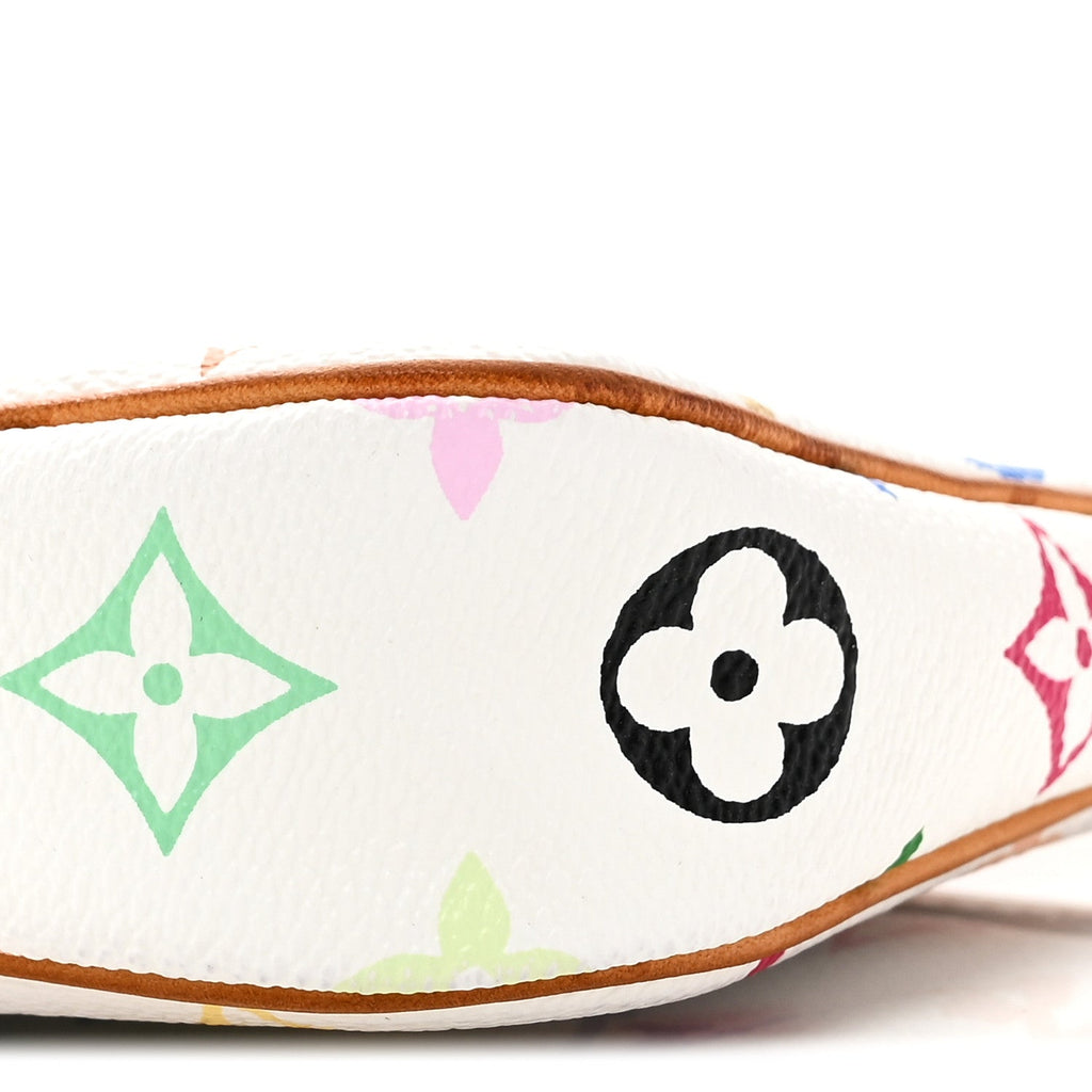 Monogram Multicolor Pochette Accessories White
