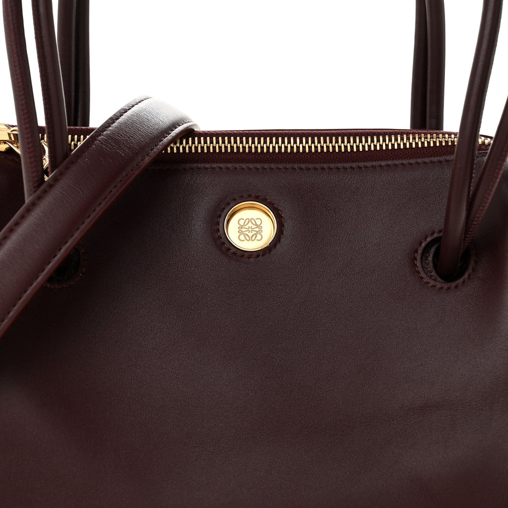 Supple Calfskin Small Madrid Bag Dark Burgundy