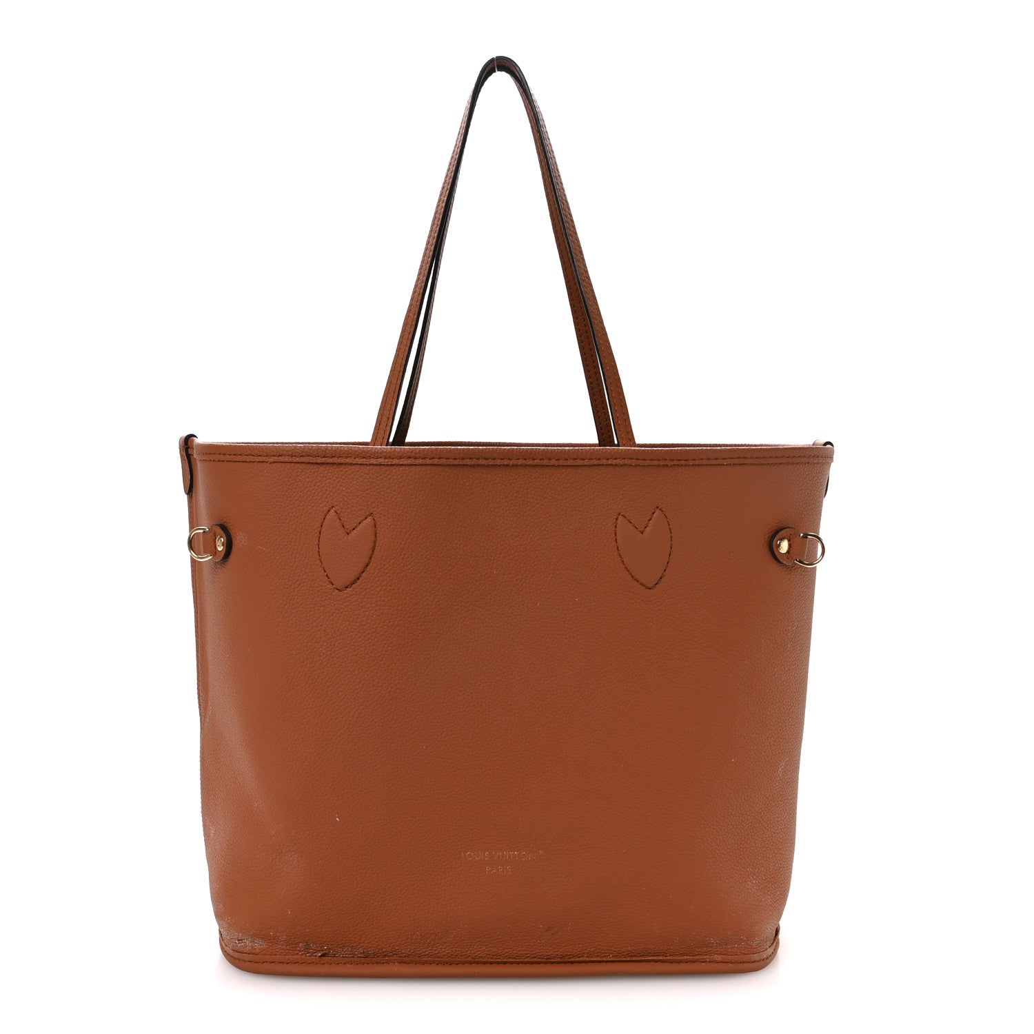 Monogram Calfskin Neo Neverfull Inside Out MM Tan
