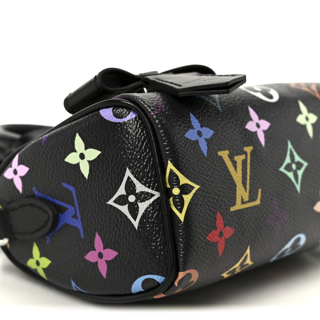 LV X TM Monogram Multicolor Nano Speedy Black