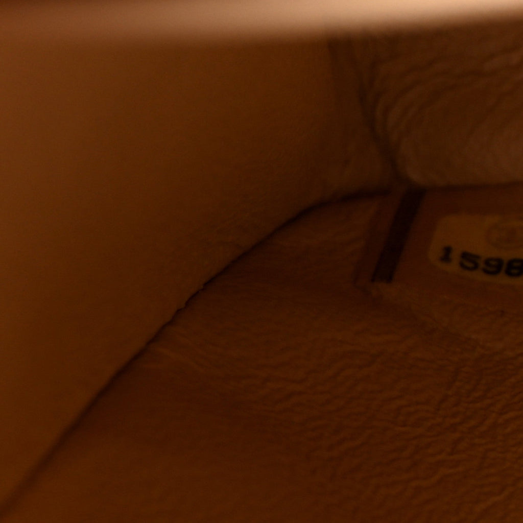 Lambskin Quilted Medium Double Flap Beige