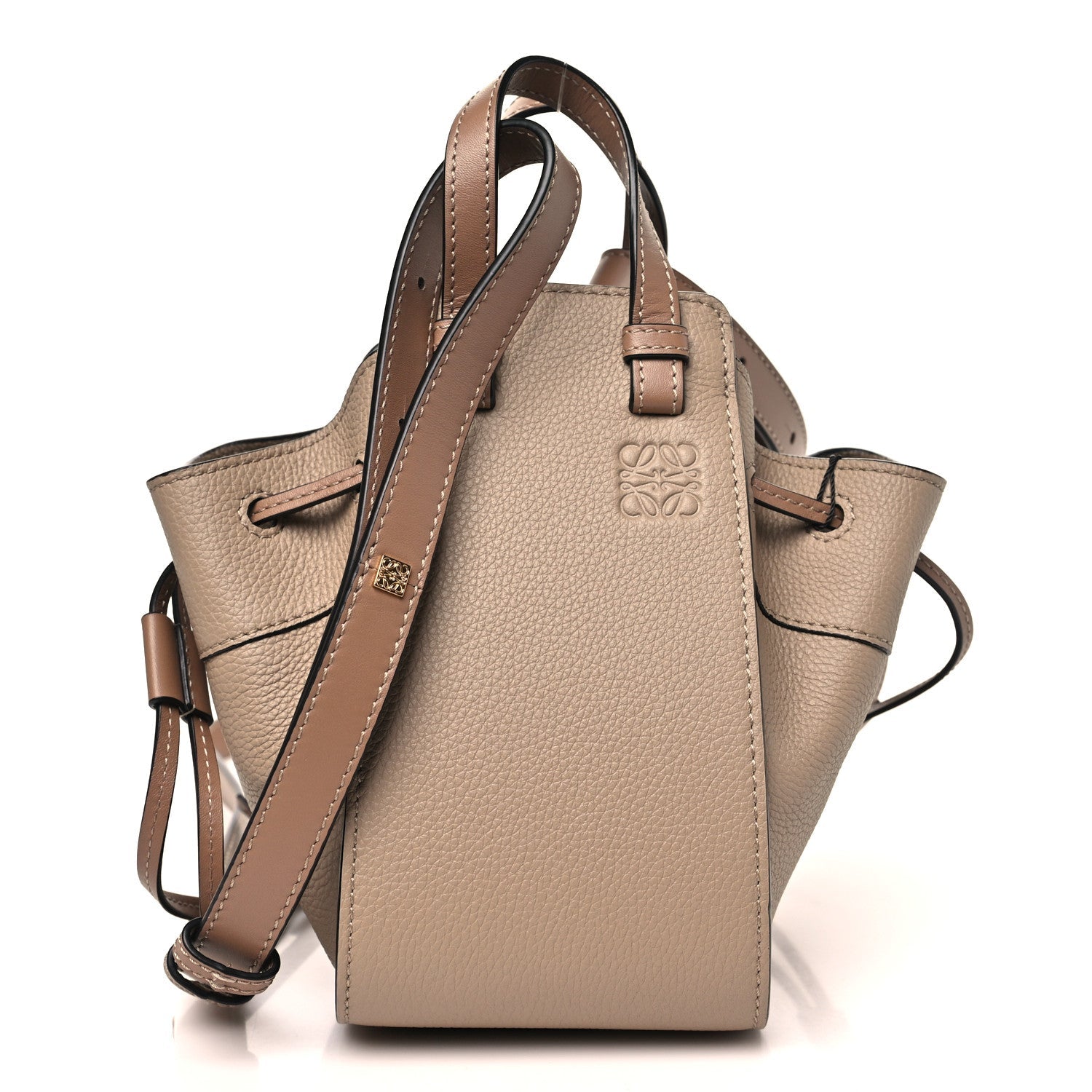 Calfskin Mini Hammock Shoulder Bag Sand Mink