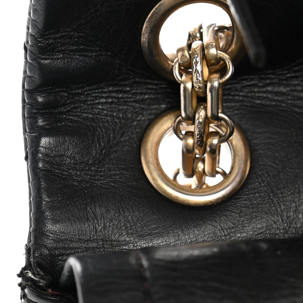 Aged Calfskin Quilted 2.55 Reissue 226 Flap Black