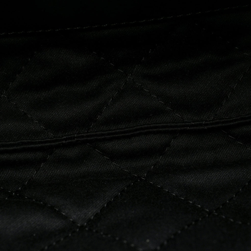 Shiny Calfskin Quilted Mini Chanel 22 Black
