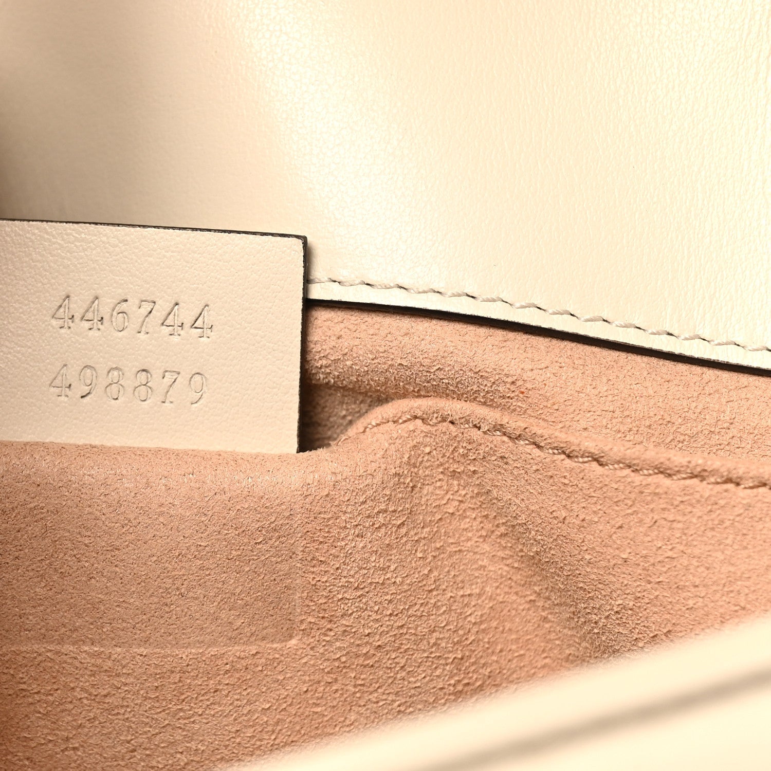 Calfskin Matelasse Mini GG Marmont Shoulder Bag White