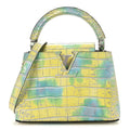 Crocodile Mini Capucines  Yellow Blue