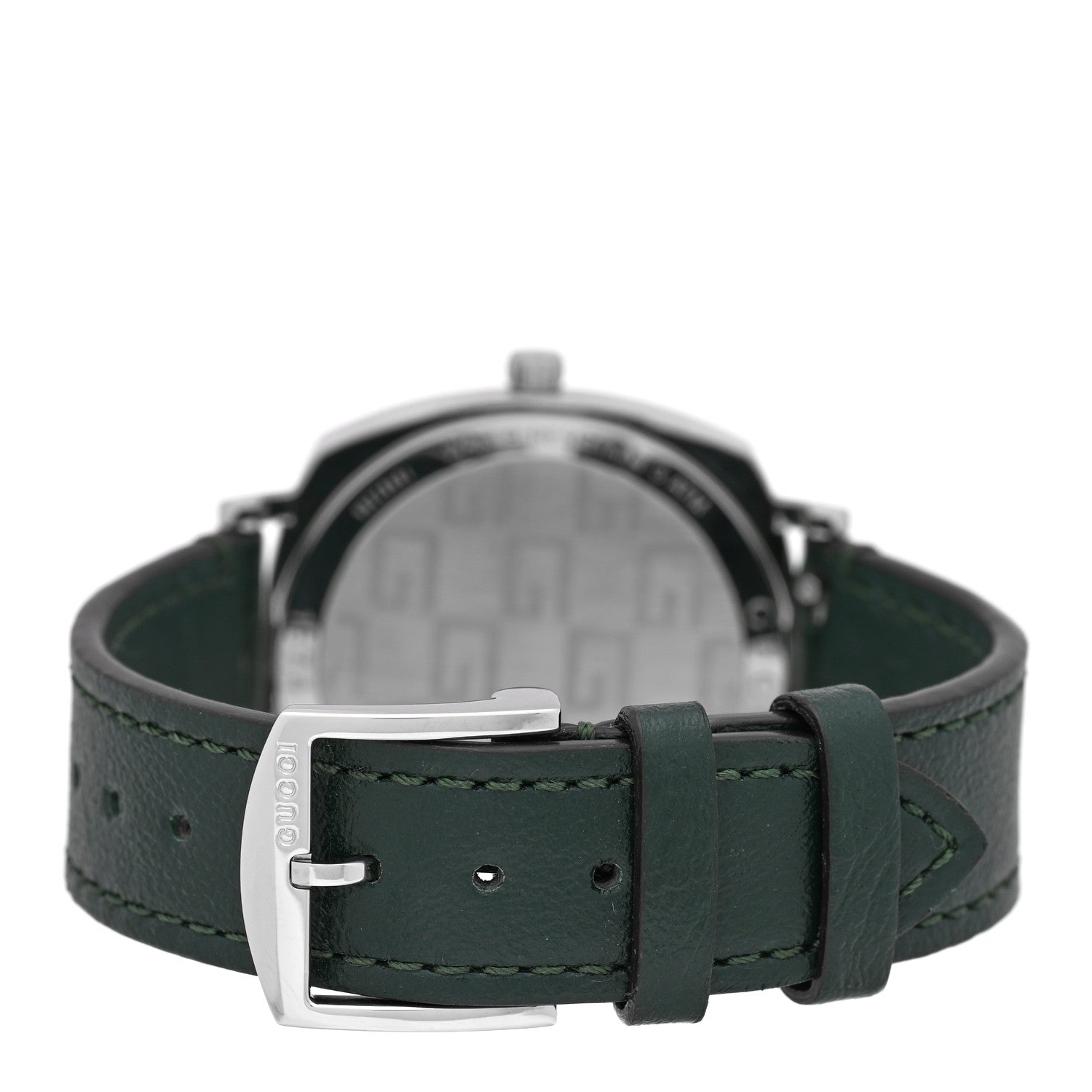 Stainless Steel Calfskin 35mm Grip Quartz Watch Green