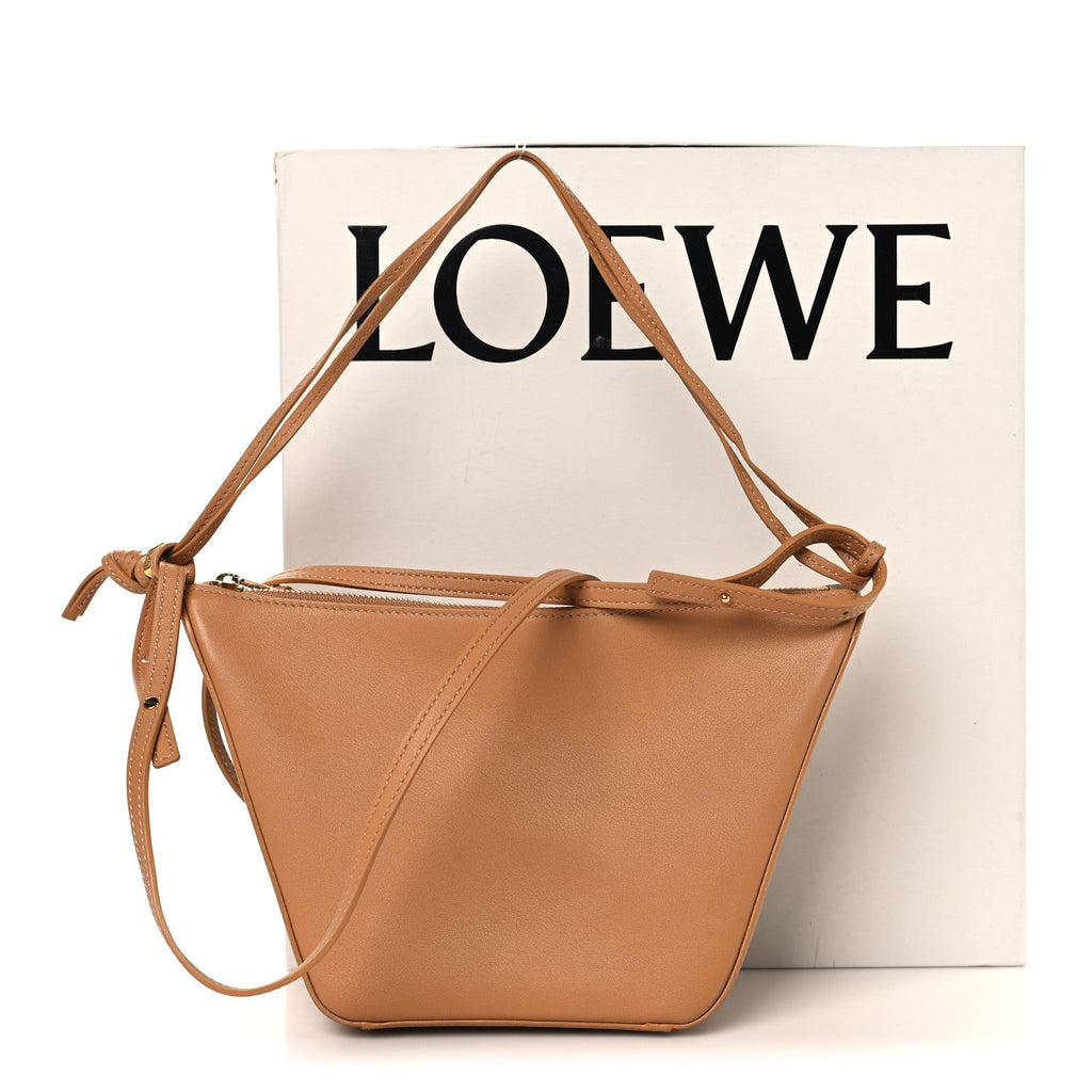 Calfskin Mini Hammock Hobo Tan