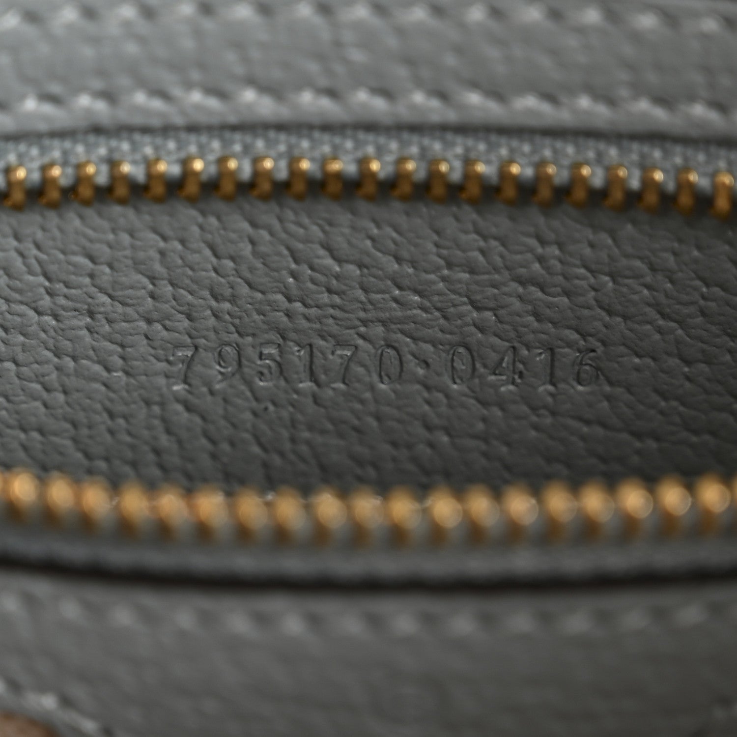GG Supreme Monogram Textured Calfskin Web Super Mini Ophidia Shoulder Bag Dusty Blue