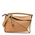 Calfskin Small Puzzle Bag Dune Warm Desert