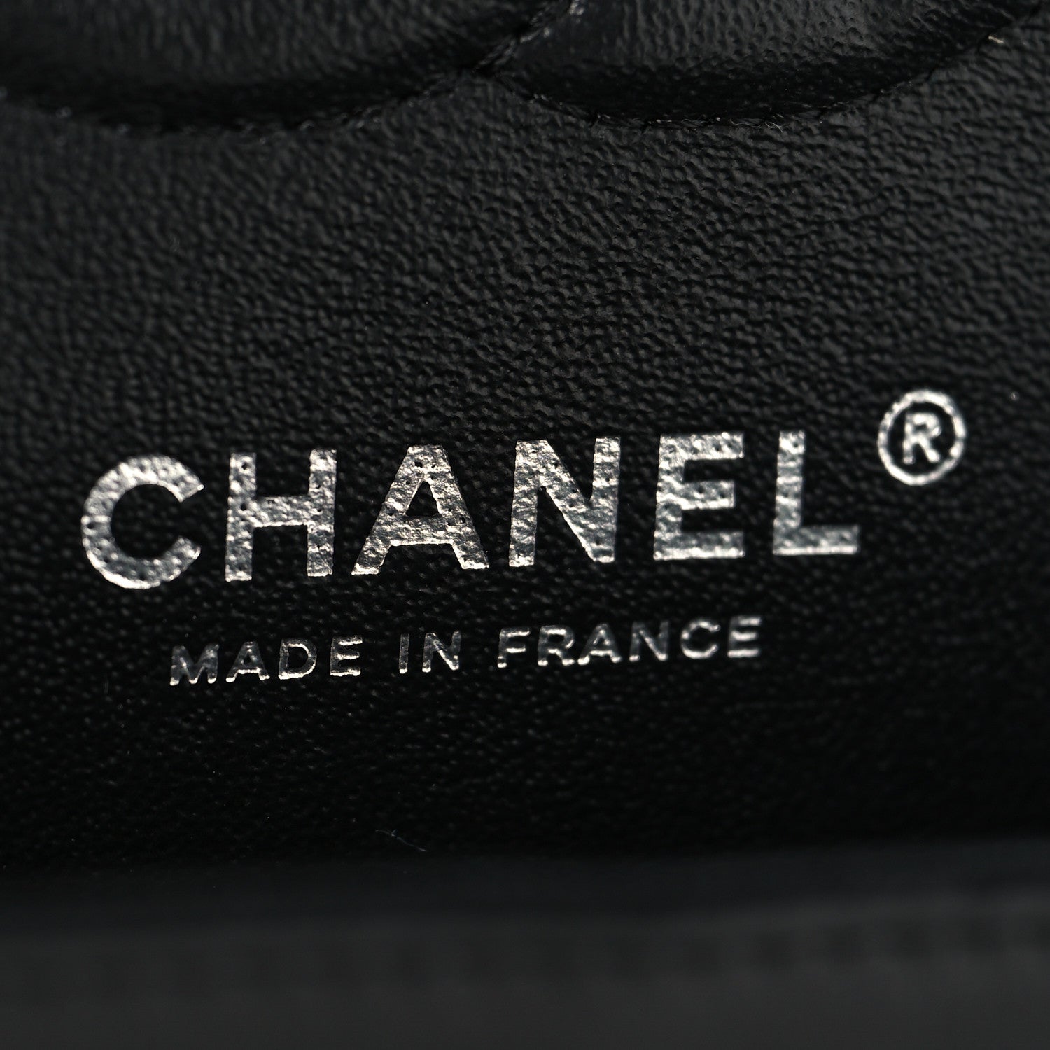 Lambskin Chevron Quilted Small Double Flap Black