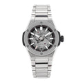 Titanium 40mm Big Bang Integrated Time Only Automatic Watch Silver 456.NX.0170.NX