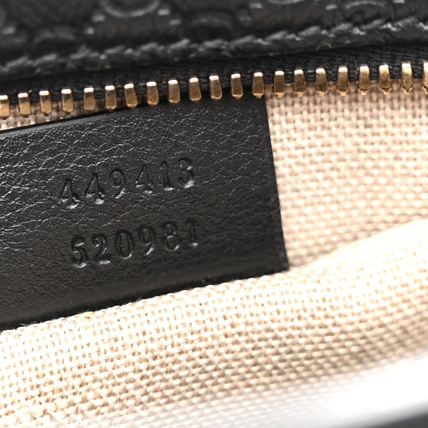 Microguccissima Mini Bree Messenger Bag Black