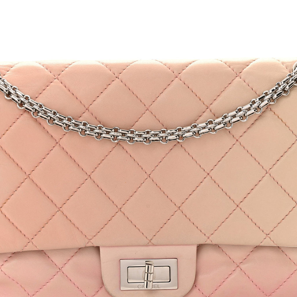 Lambskin Degrade Quilted 2.55 Reissue 227 Flap Light Pink