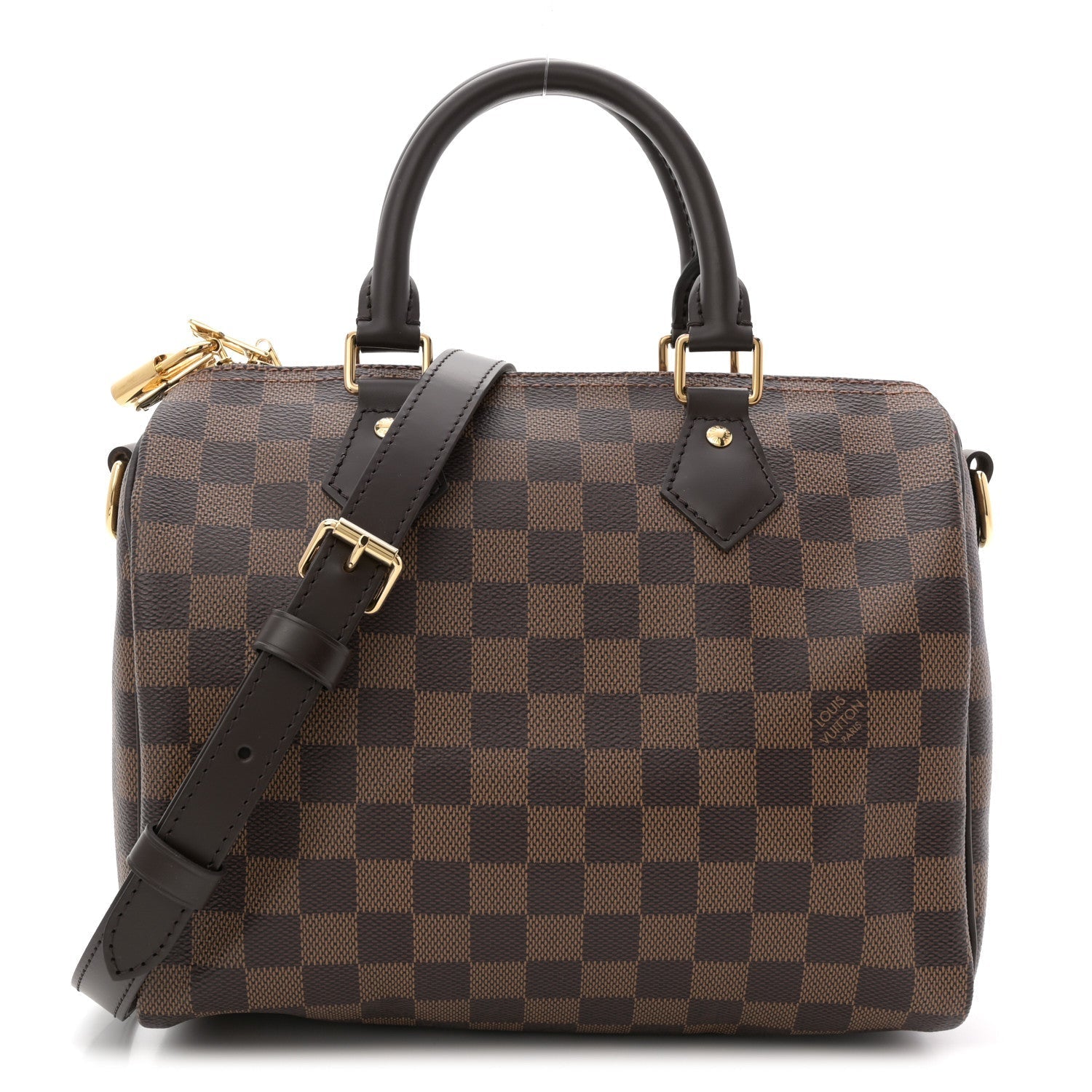 Damier Ebene Speedy Bandouliere 25