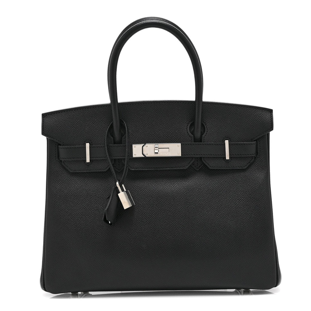 Epsom Birkin 30 Black