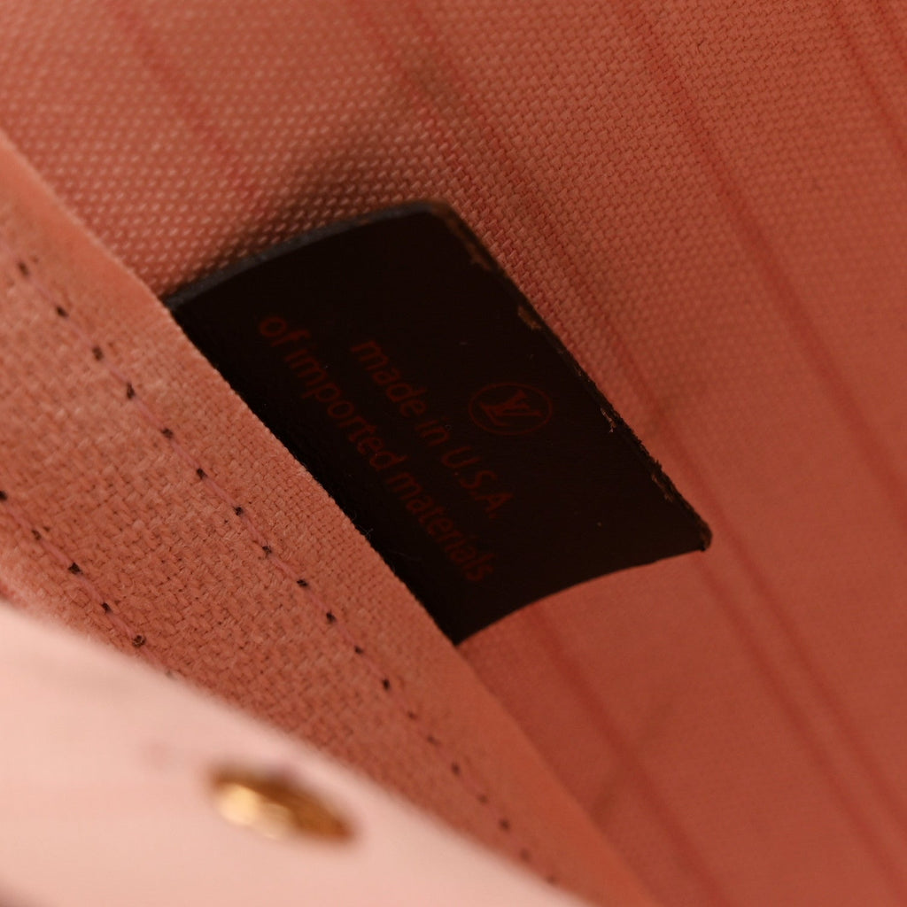 Damier Ebene Neo Neverfull MM Rose Ballerine