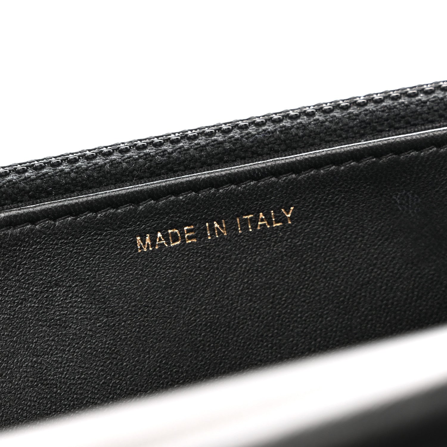 Lambskin Quilted Boy Wallet On Chain WOC Black
