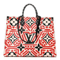 Monogram Giant Crafty Onthego GM Creme Rouge Black