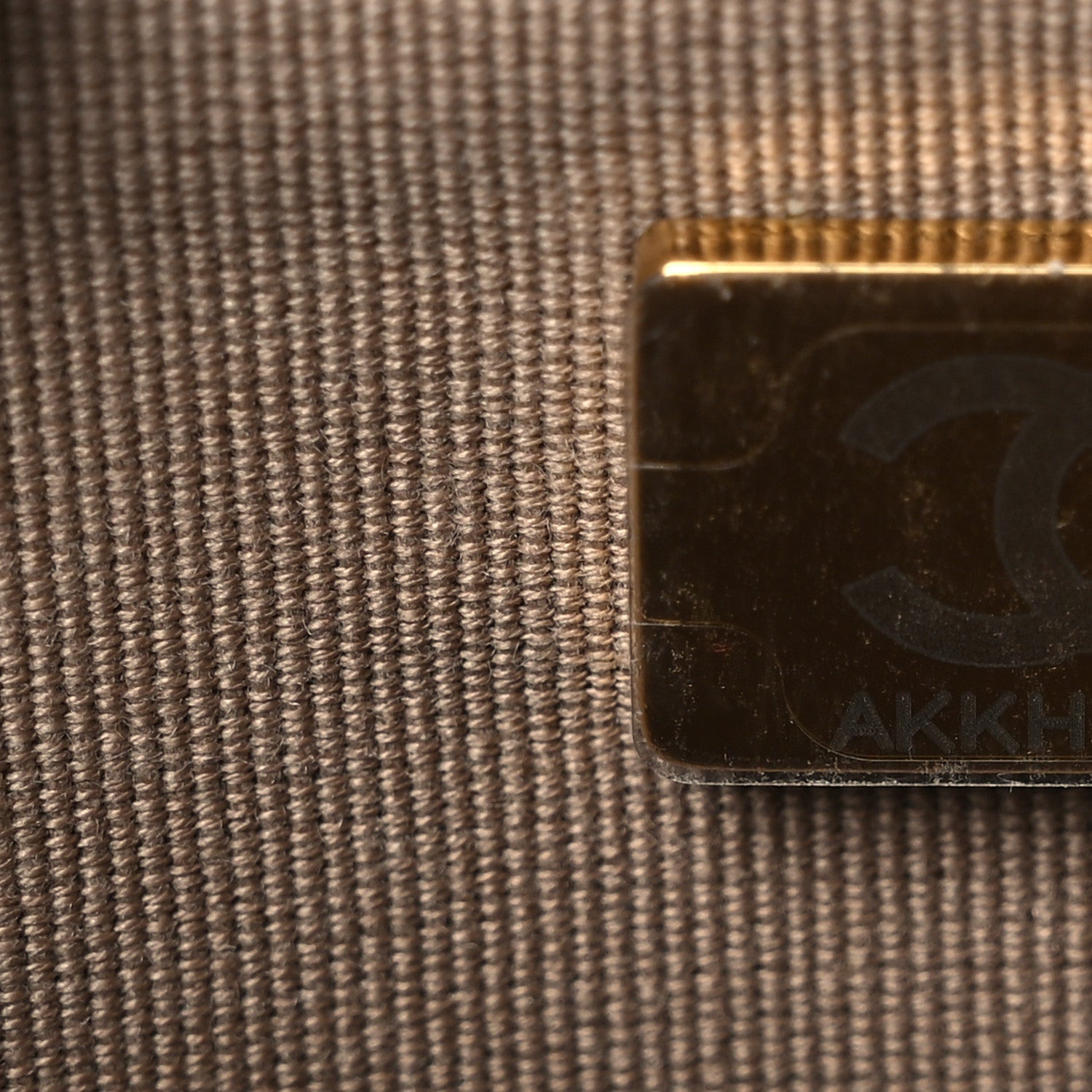 Caviar Quilted Wallet on Chain WOC Dark Beige