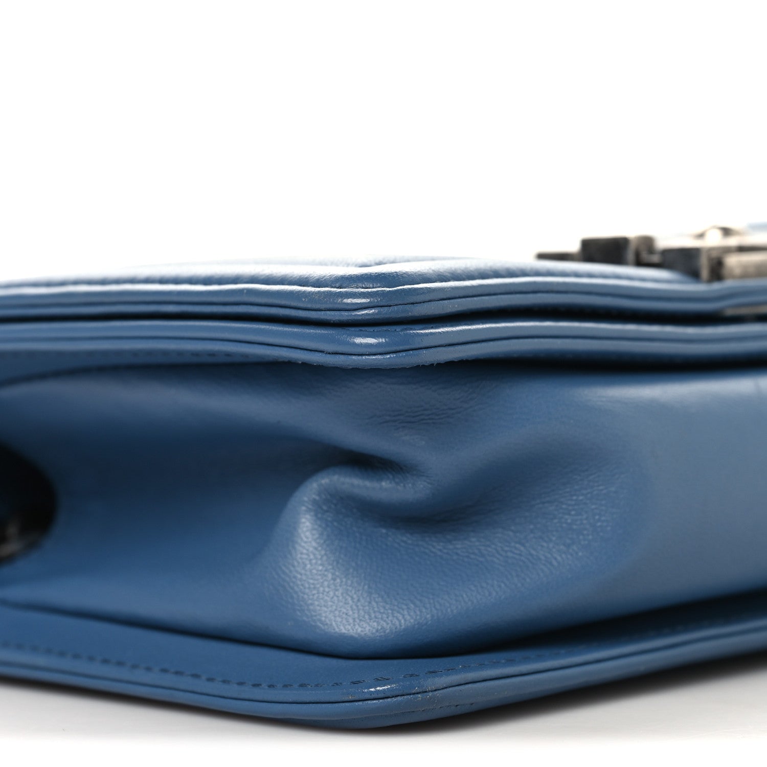 Galuchat Stingray Small Boy Flap Blue