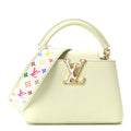 LV X TM Taurillon Mini Capucines Green
